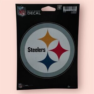 NFL Official Steelers Car Decal